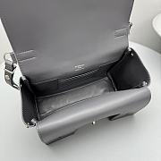 Balenciaga Underarm Shoulder Bag Grey 23.5*18*7cm - 5
