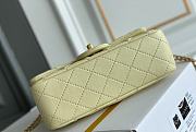 Chanel Flap Bag Lambskin Leather Gold Hardware Size 23.5 cm - 4
