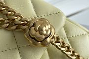 Chanel Flap Bag Lambskin Leather Gold Hardware Size 23.5 cm - 3