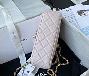 Chanel Mini Flap Bag Metal Ball Pink Lambskin Size 13 × 20 × 7 cm - 3