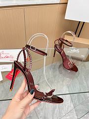Christian Louboutin Heels So Me 100 Patent Sandal - 2