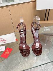 Christian Louboutin Heels So Me 100 Patent Sandal - 5