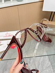 Christian Louboutin Heels So Me 100 Patent Sandal - 4