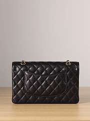 Chanel flap bag caviar black bag size 25cm - 2