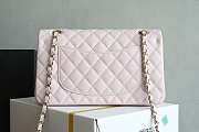Chanel CF Caviar pink pastel bag Gold Buckle Size 25 cm - 6