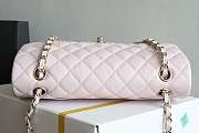 Chanel CF Caviar pink pastel bag Gold Buckle Size 25 cm - 2