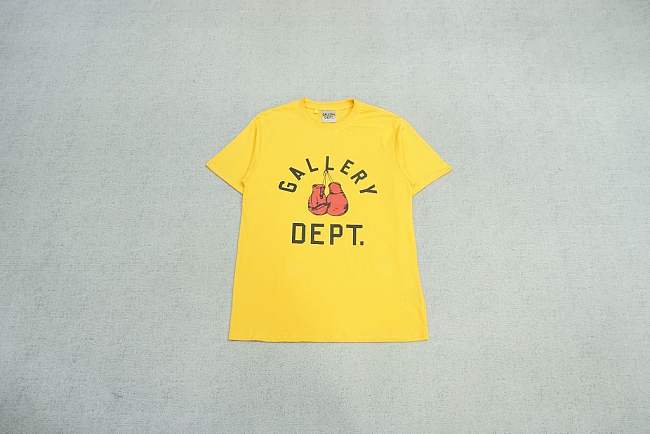 GALLERY DEPT t-shirt yellow - 1