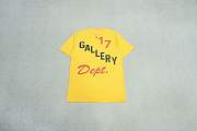 GALLERY DEPT t-shirt yellow - 6