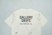 GALLERY DEPT t-shirt white hollywood beige - 2