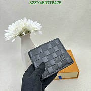 LV Damier Wallet Black - 1