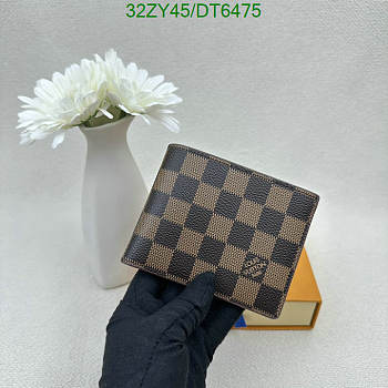LV Damier Wallet Brown
