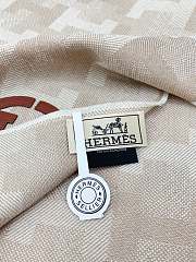 HERMES Scarf 20241015B1 Size 40x200cm Beige - 6