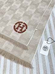 HERMES Scarf 20241015B1 Size 40x200cm Beige - 3
