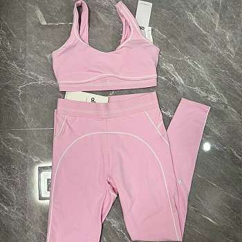 Alo gym set pink