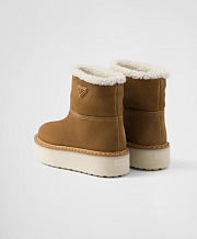 Prada Suede Booties Cinnamon (Women's) 1T729N_X0O_F0401_F_ZG50 - 6