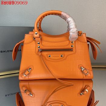 Balenciaga classic locomotive bag orange 33*13*20