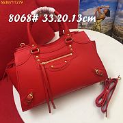Balenciaga classic locomotive bag red 33*13*20 - 4