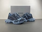 Balenciaga 3XL Sneaker in blue denim 734731WTSAX4000 - 5