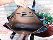 Versace Greca Embossed Leather Briefcase - 6