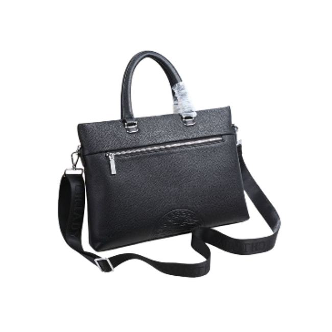 Versace Medusa Embossed Leather Briefcase 38*7/28 cm - 1