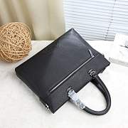 Versace Medusa Embossed Leather Briefcase 38*7/28 cm - 6