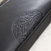 Versace Medusa Embossed Leather Briefcase 38*7/28 cm - 4