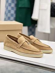 Loro Piana Summer Charms Walk Suede loafers - 5