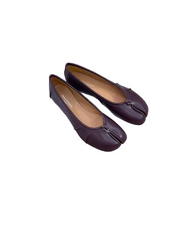 Maison Margiela Tabi Ballerina Dark Burgundy