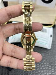 Rolex Day-Date 36 mm watch green ombré diamond dial - 5