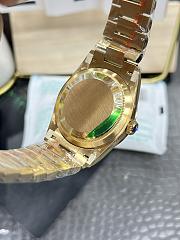 Rolex Day-Date 36 mm watch green ombré diamond dial - 2