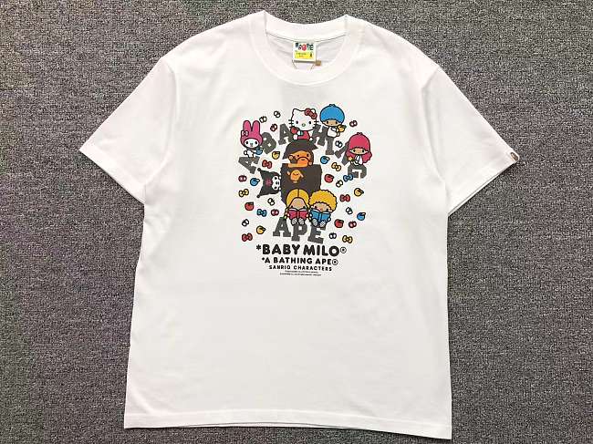 BAPE T-SHIRT white 1112250531 - 1