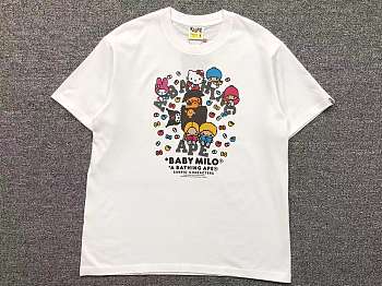 BAPE T-SHIRT white 1112250531