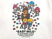 BAPE T-SHIRT white 1112250531 - 6