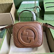 Gucci Blondie top handle bag brown 744434 SIZE 17x15x9CM - 1