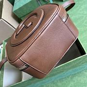 Gucci Blondie top handle bag brown 744434 SIZE 17x15x9CM - 3