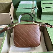 Gucci Blondie top handle bag brown 744434 SIZE 17x15x9CM - 4