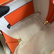 Gucci Blondie top handle bag orange 744434 SIZE 17x15x9CM - 6