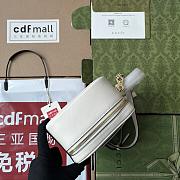 Gucci Blondie top handle bag white 744434 SIZE 17x15x9CM - 6