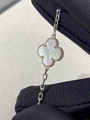 Van Cleef & Arpels four-leaf clover five-flower bracelet (white) - 2