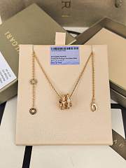 Bulgari Three-Circle Serpent Necklace with Full Diamonds - 1