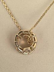 Bulgari Three-Circle Serpent Necklace with Full Diamonds - 5