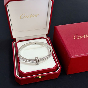 Cartier Diamond-Set Bangle