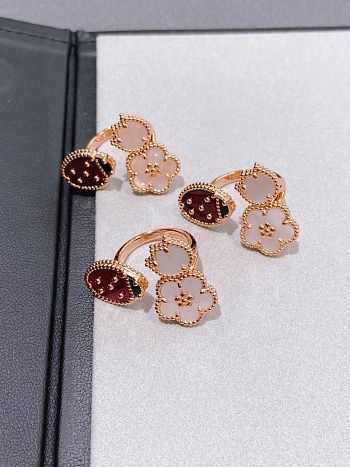 VCA Ladybug Ring