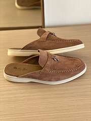 Loro Piana Charms Walk Babouche Loafer Caribou - 2