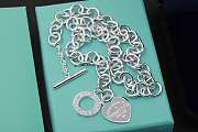 Tiffany & Co Heart Tag Necklace in Silver 41cm - 4
