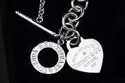 Tiffany & Co Heart Tag Necklace in Silver 41cm - 3