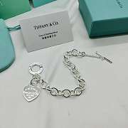 Tiffany & Co Heart Tag Toggle Bracelet in Silver - 6