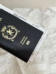 Balenciaga Long black passport 2 tickets wallet 21*12.4*2 cm - 6