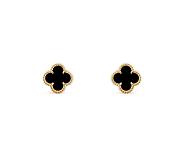 Vanka Mini Four-Leaf Clover Earrings - 6