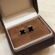 Vanka Mini Four-Leaf Clover Earrings - 2